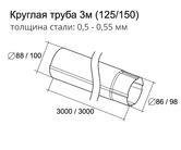 Чертёж Трубы круглой